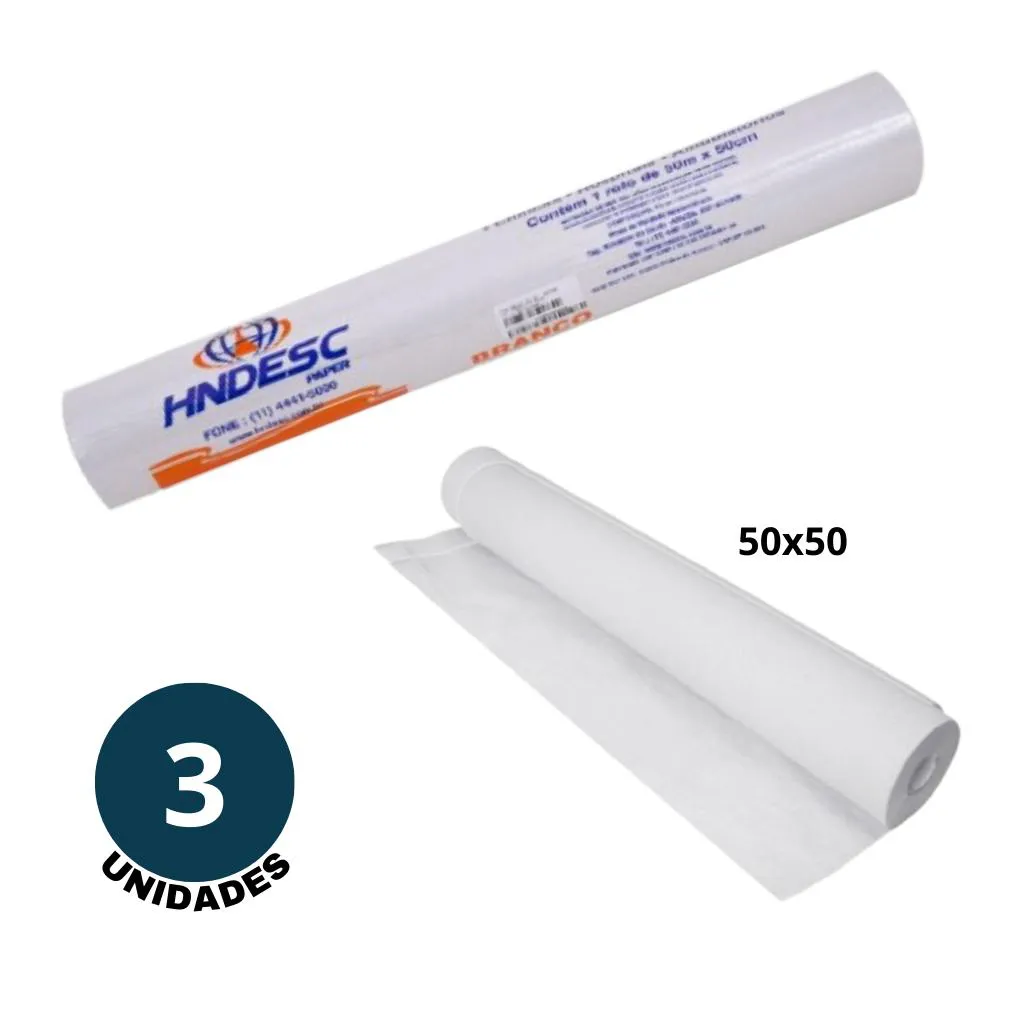 KIT 3 PAPEL LENCOL 50x50 HNDESC PAPER