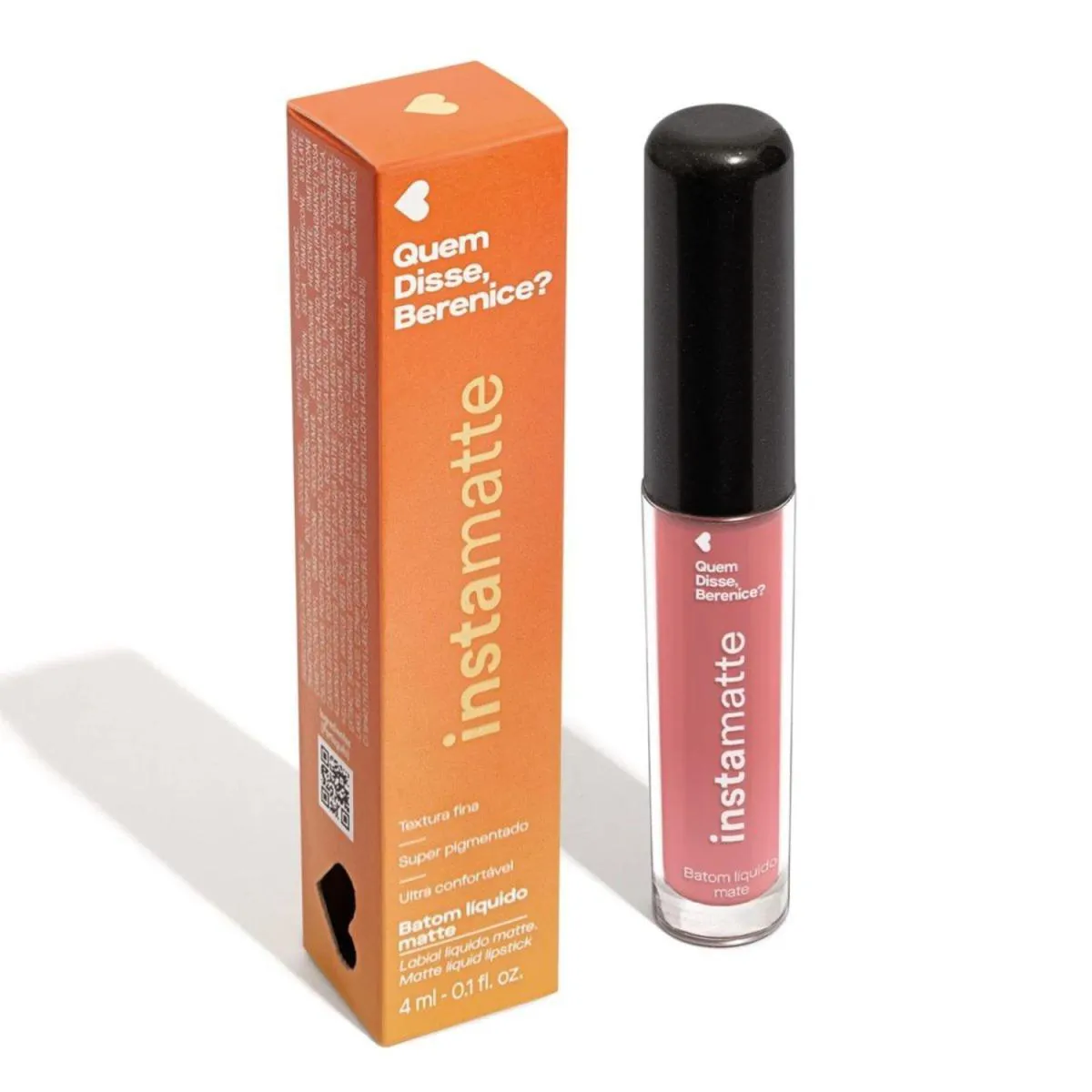 Quem Disse, Berenice? Batom Líquido Rosetali  4ml