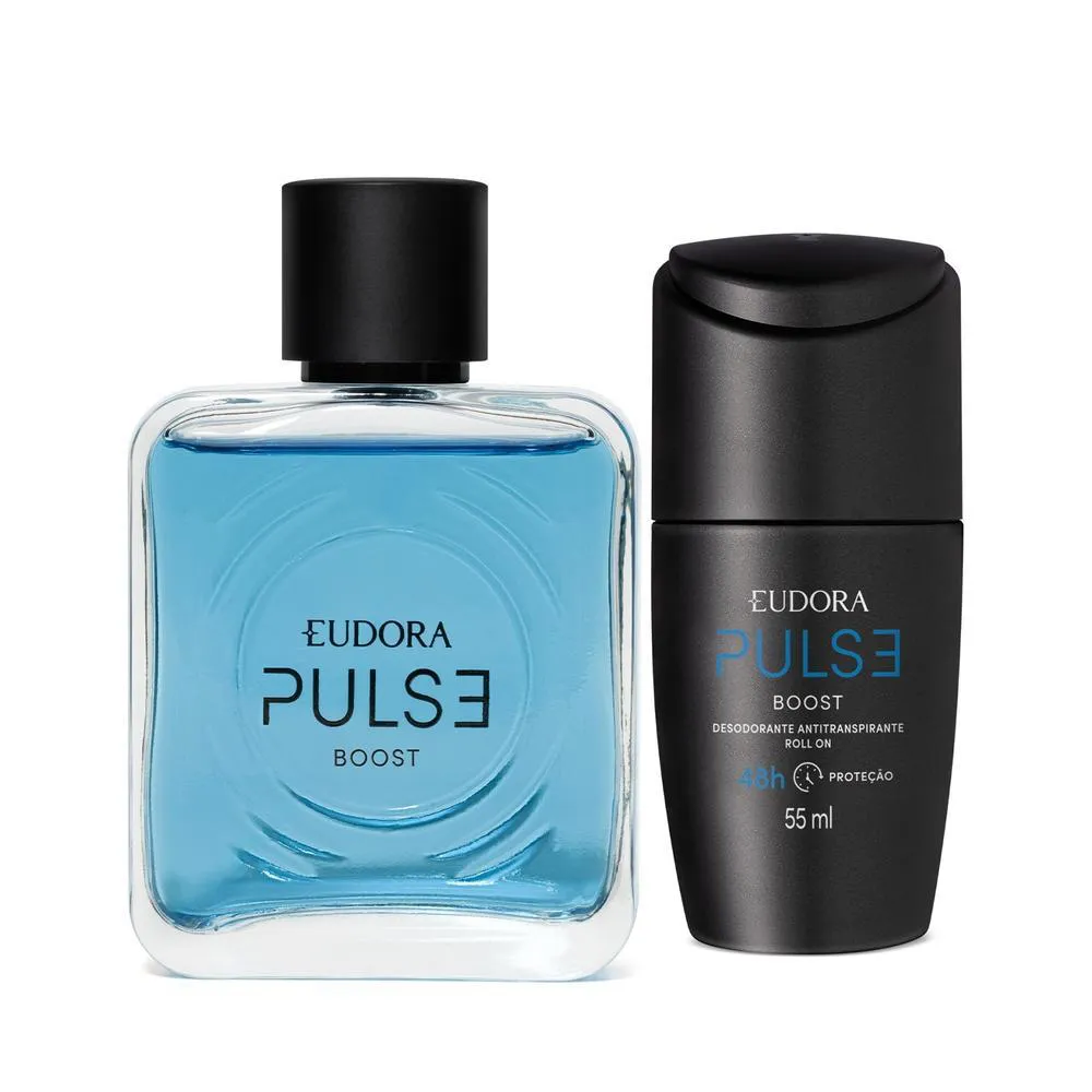 Combo Pulse Boost: Desodorante Colônia 100ml + Desodorante Antitranspirante Roll On 55ml