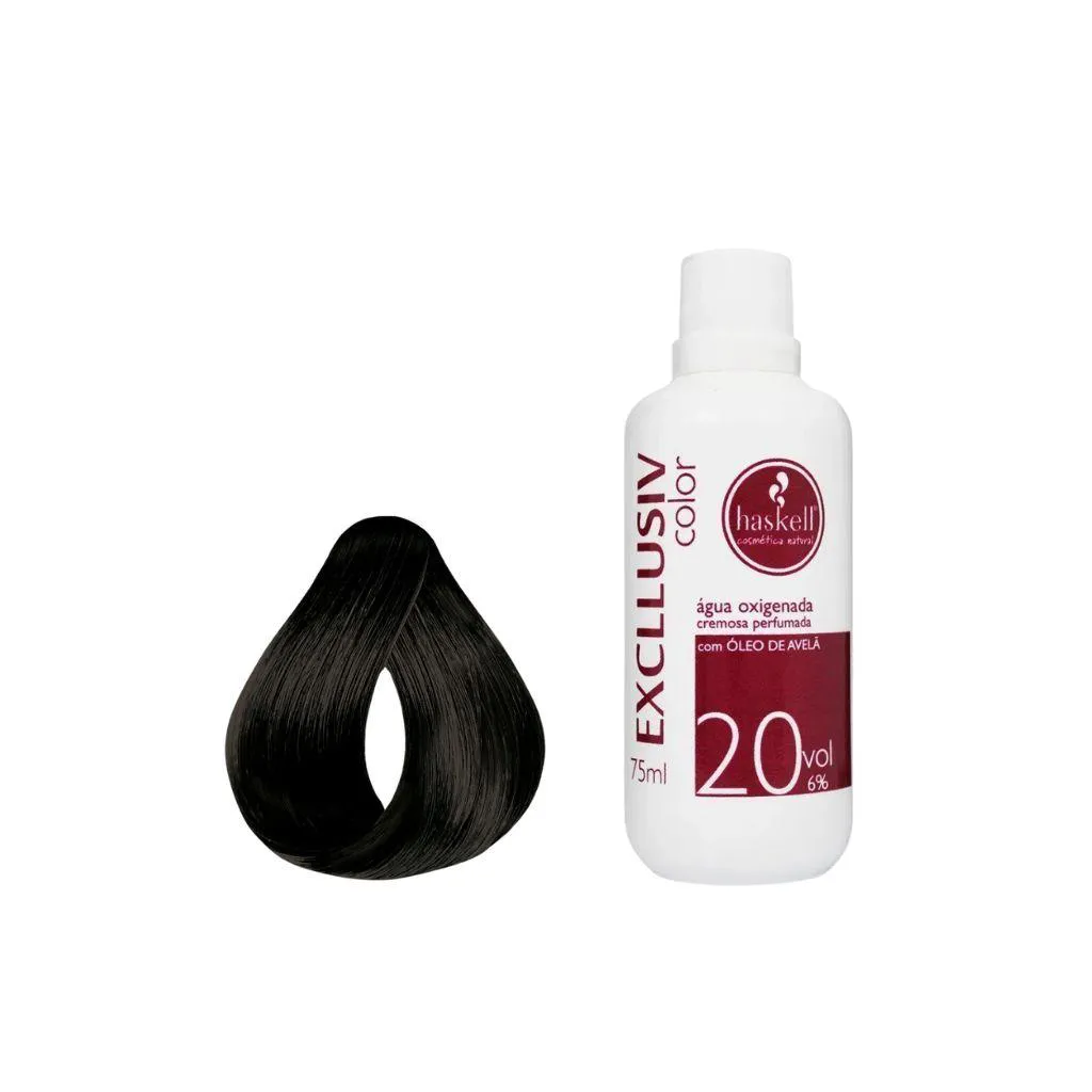 Kit Coloração Haskell Excllusiv 3.0+Água Oxig Haskell 20vol