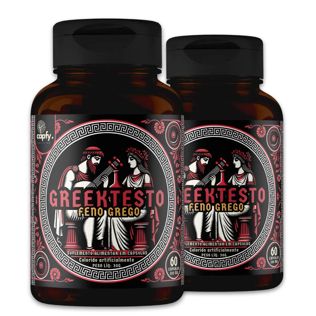 Kit 2x Feno Grego Greek Testo 500mg