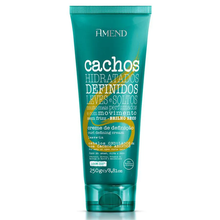 Leave-In Ondulados e Cachos Abertos Amend Cachos 250G