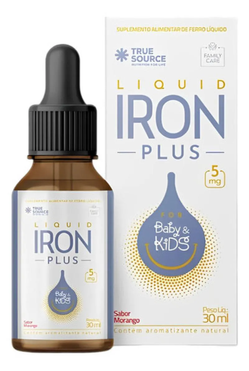 Iron Plus Liquido Baby & Kids Ferro True Source 1049748 | Drogasil