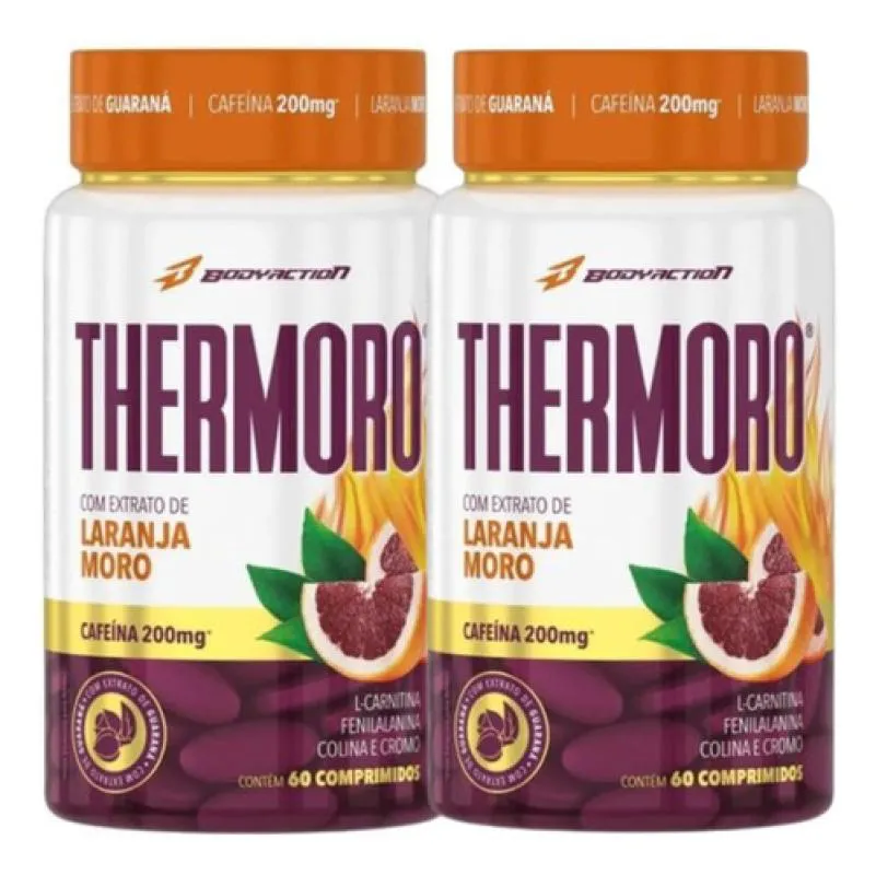 Kit 2 Thermogenico Thermoro 200mg Com Laranja Mouro