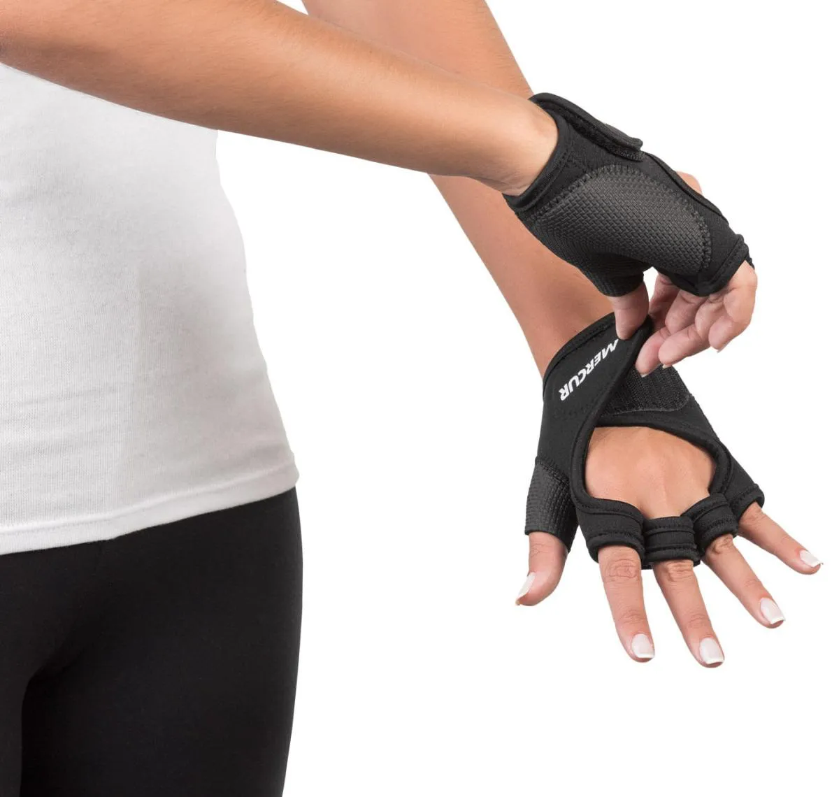 Luva Ciclismo/Musculação M Preta