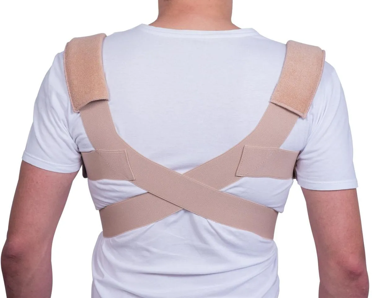Espaldeira Elástica - Corretor Postural GGG Espaldeiraelásticabege