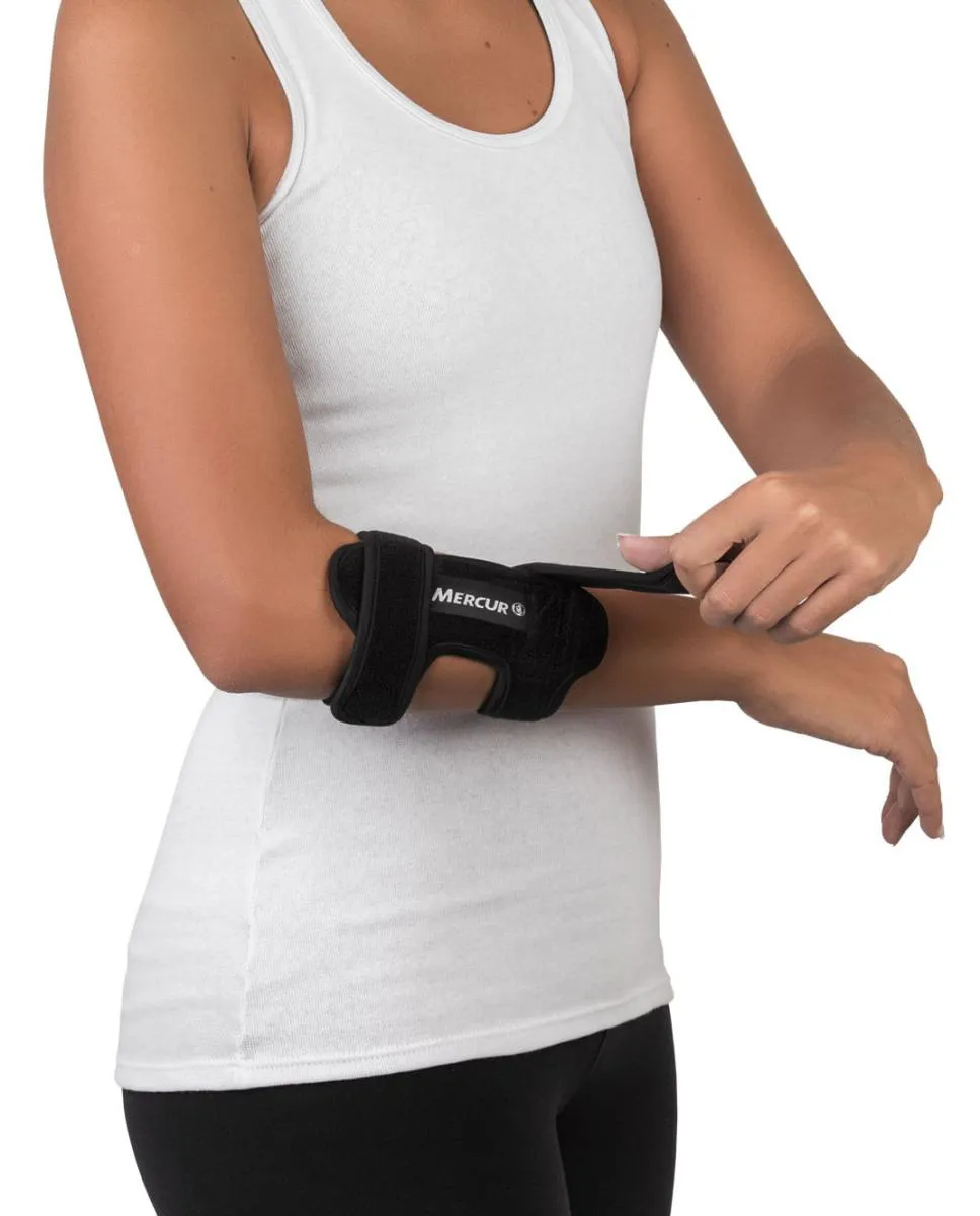 Cotoveleira Dupla para Tennis Elbow PM Preta