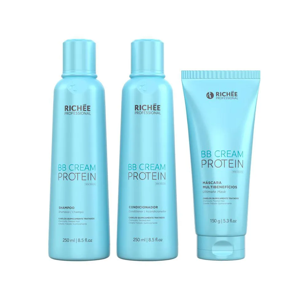 BB Cream Kit Shampoo Condicionador e Máscara