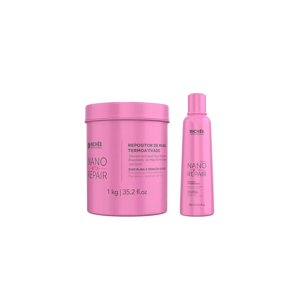 Nanobtx Repair Kit Shampoo e Repositor de Massa