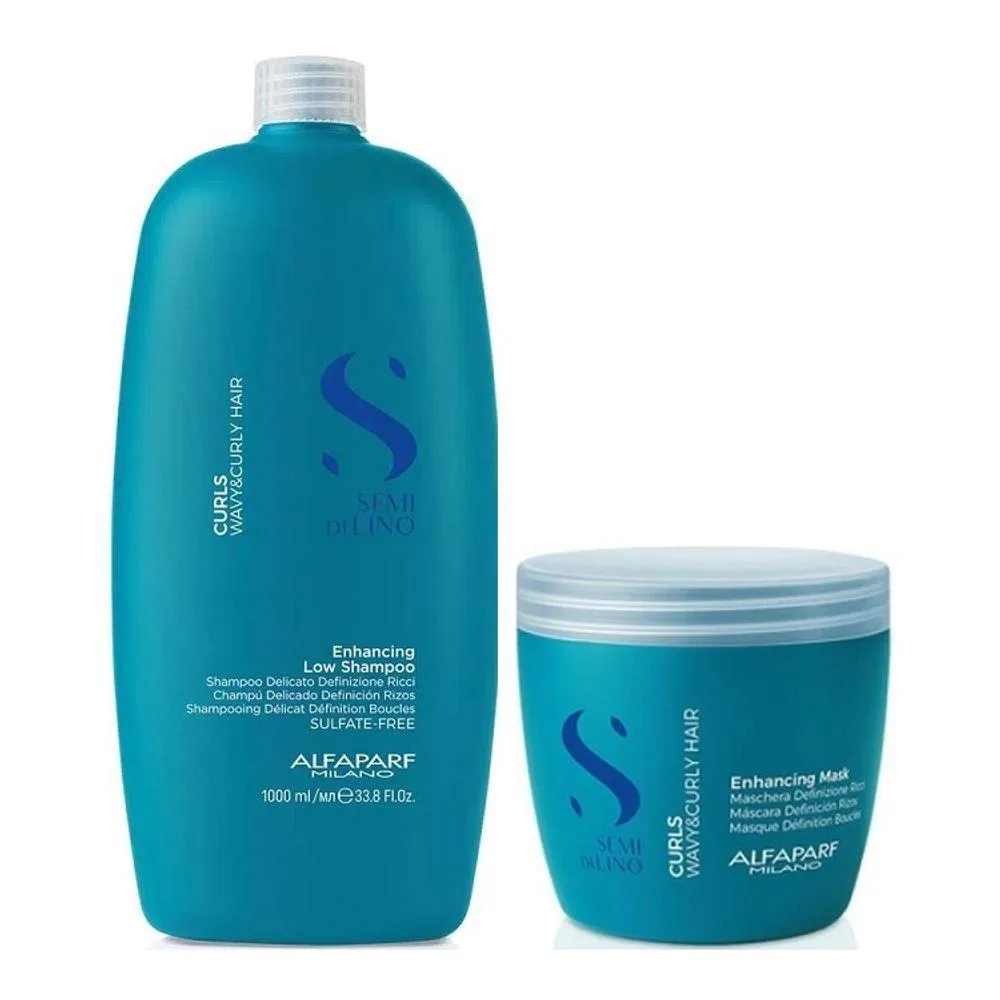 Kit de Hidratação Express Alfaparf Semi Di Lino Curls Grande