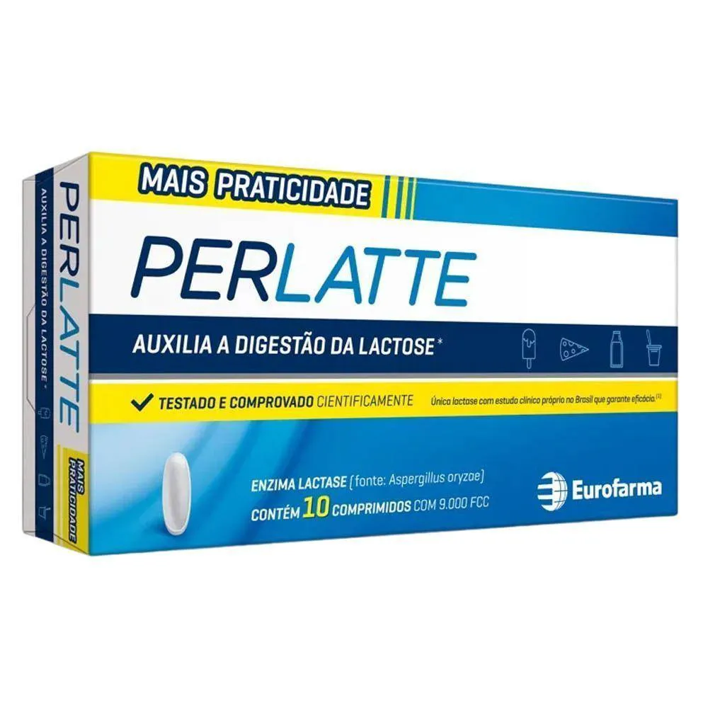 Perlatte Eurofarma 10 Comprimidos