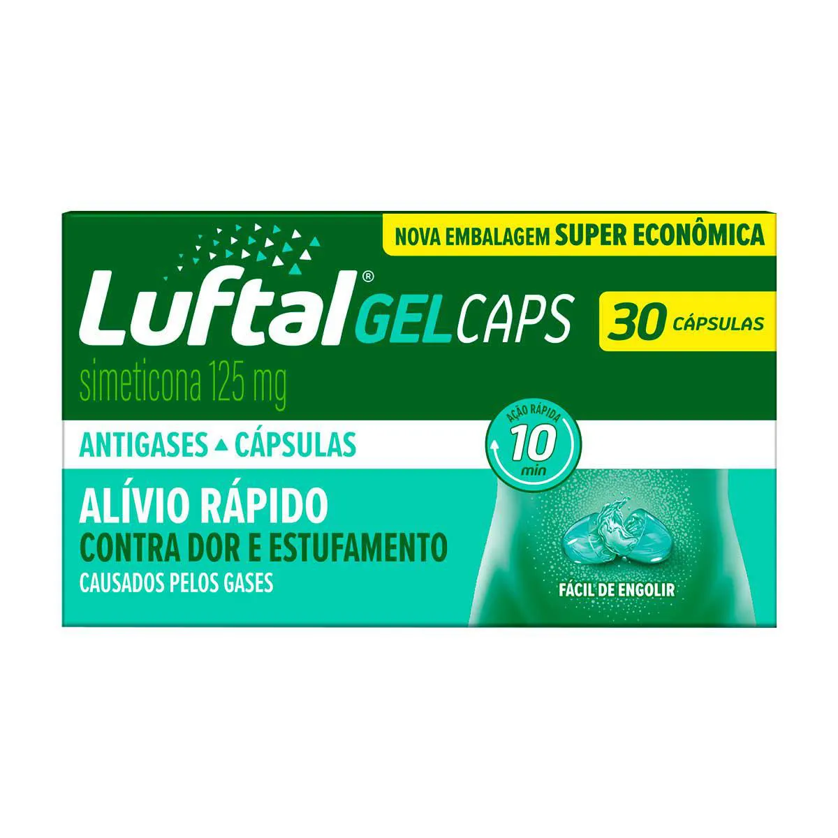 Luftal Gel Caps Simeticona 125mg 30 cápsulas