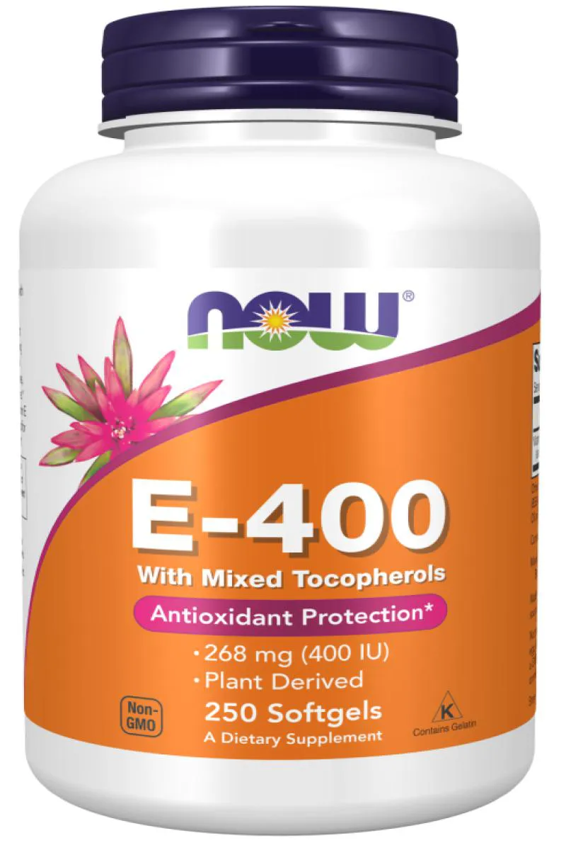 Vitamina E 400Ui Now Foods 250 Sofgels
