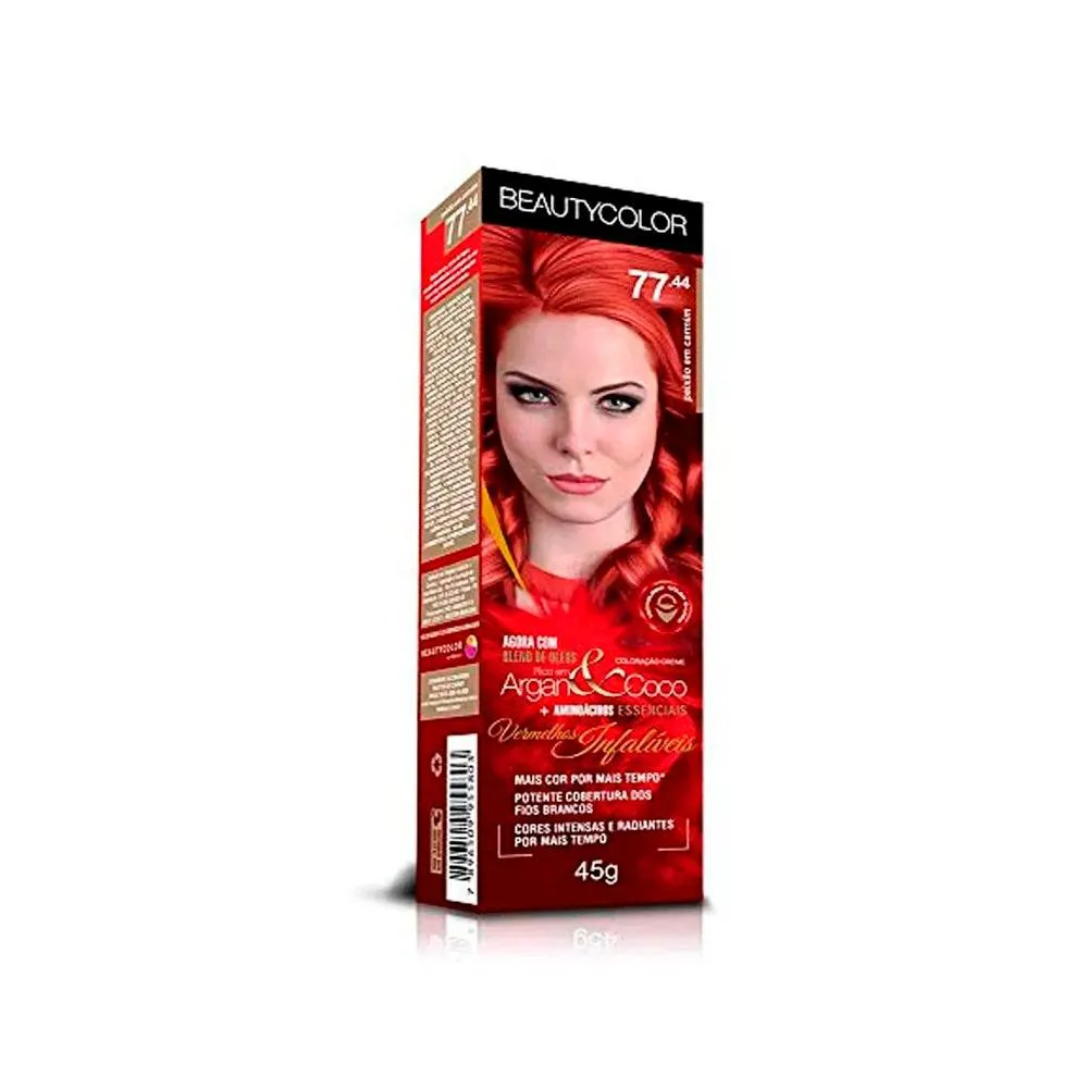 Tintura Beauty Color 77.44 Vermelho Seducao
