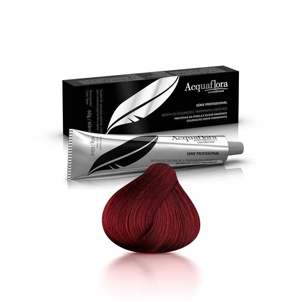 Tintura Acquaflora 55.62 Castanho Claro Intenso Vermelho Irisado