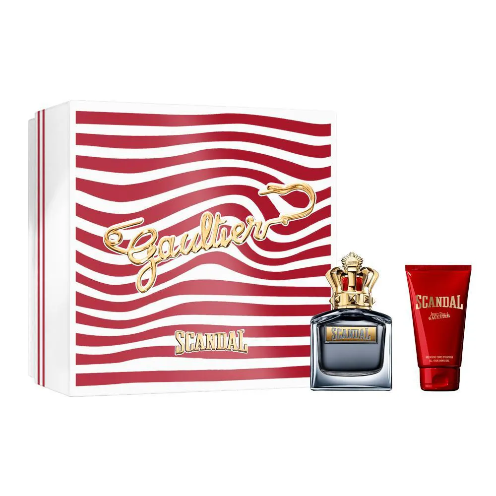 Kit Jean Paul Gaultier Scandal EDT Perfume Masculino 50ml e Gel de Banho 75ml