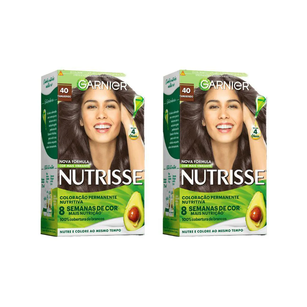 Coloraçao Nutrisse 40 Castanho - Kit C/ 2un