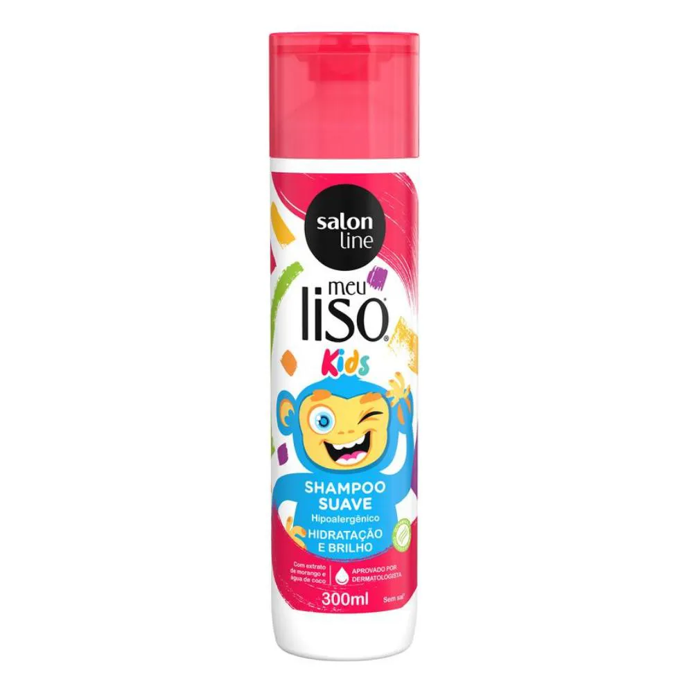 Shampoo Vegano Salon Line Meu Lisinho Kids Brilho 300ml