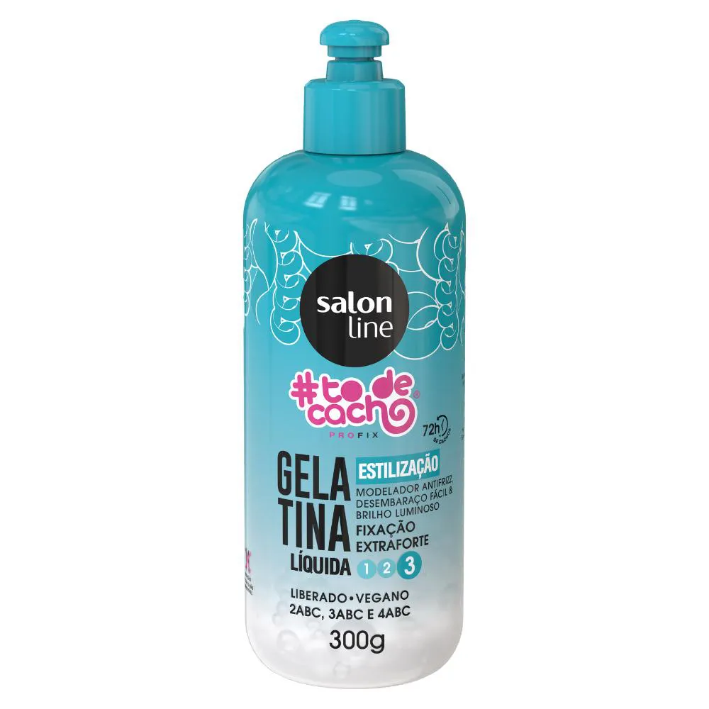 Gelatina Líquida Extraforte Modela Antifrizz Salon Line 300g