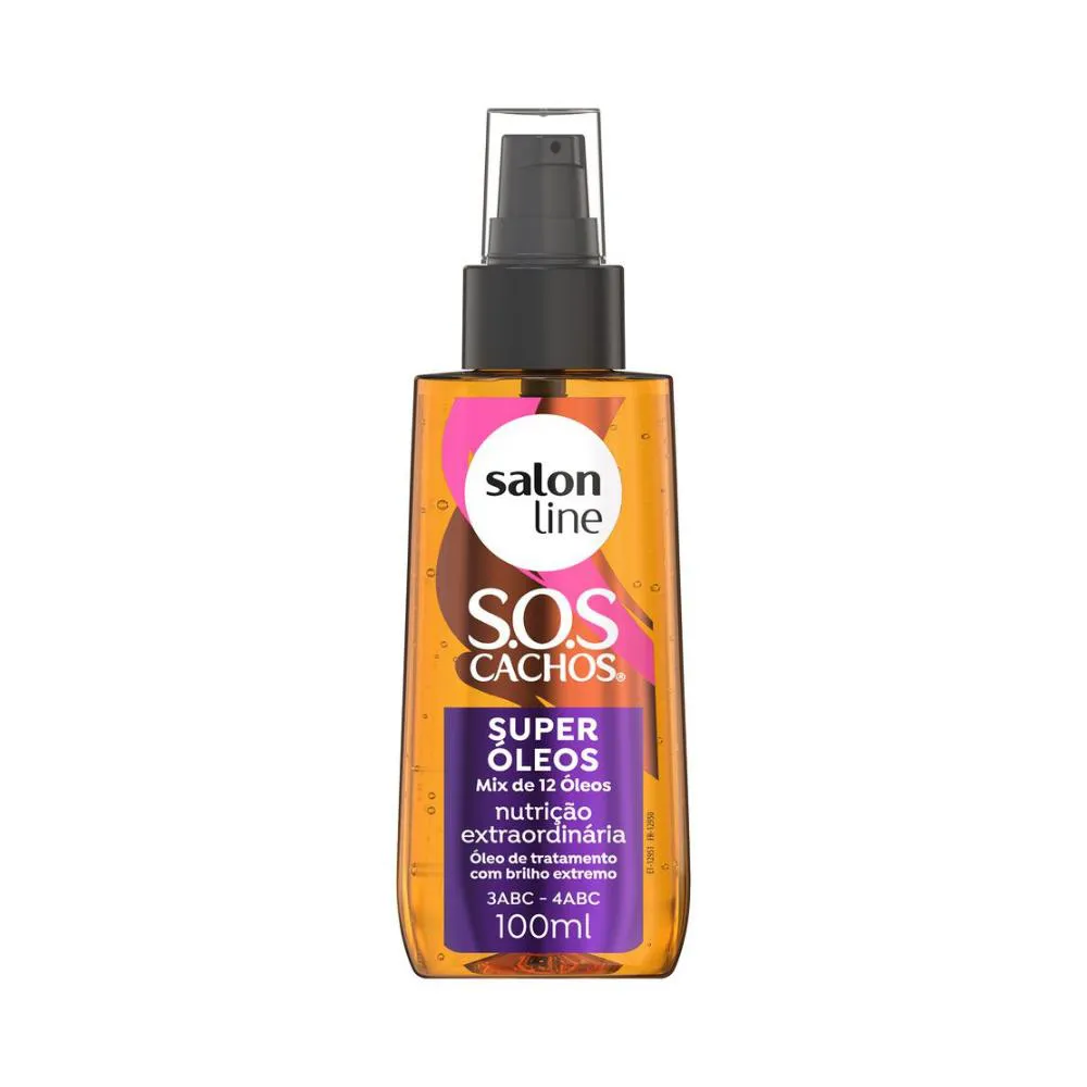 Óleo Tratamento Nutrição Super Óleos Cachos Salon Line 100ml