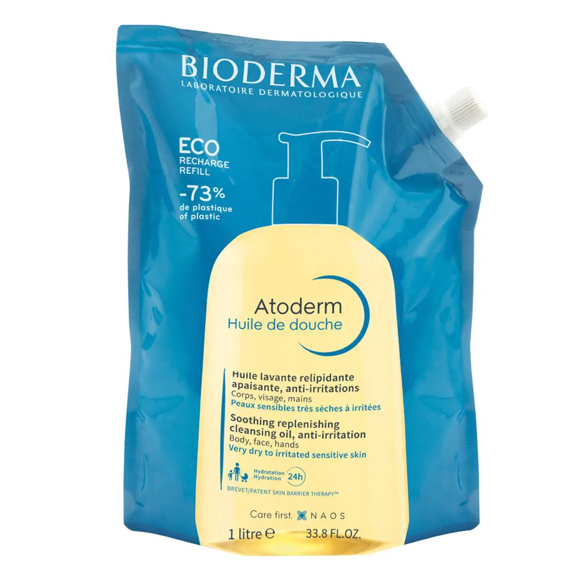 Refil Óleo de Banho Hidratante Bioderma Atoderm 1L