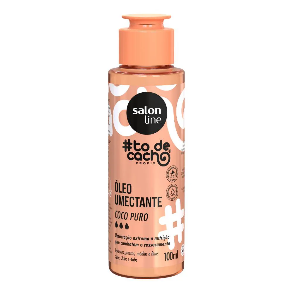 Óleo De Umectação To De Cacho Coco Puro Salon Line 100ml