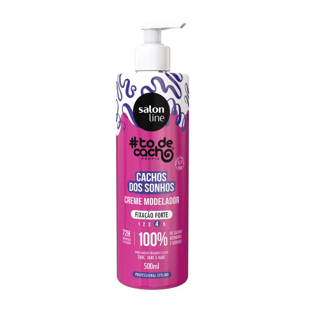 Creme Modelador To De Cachos Definição Salon Line 500ml