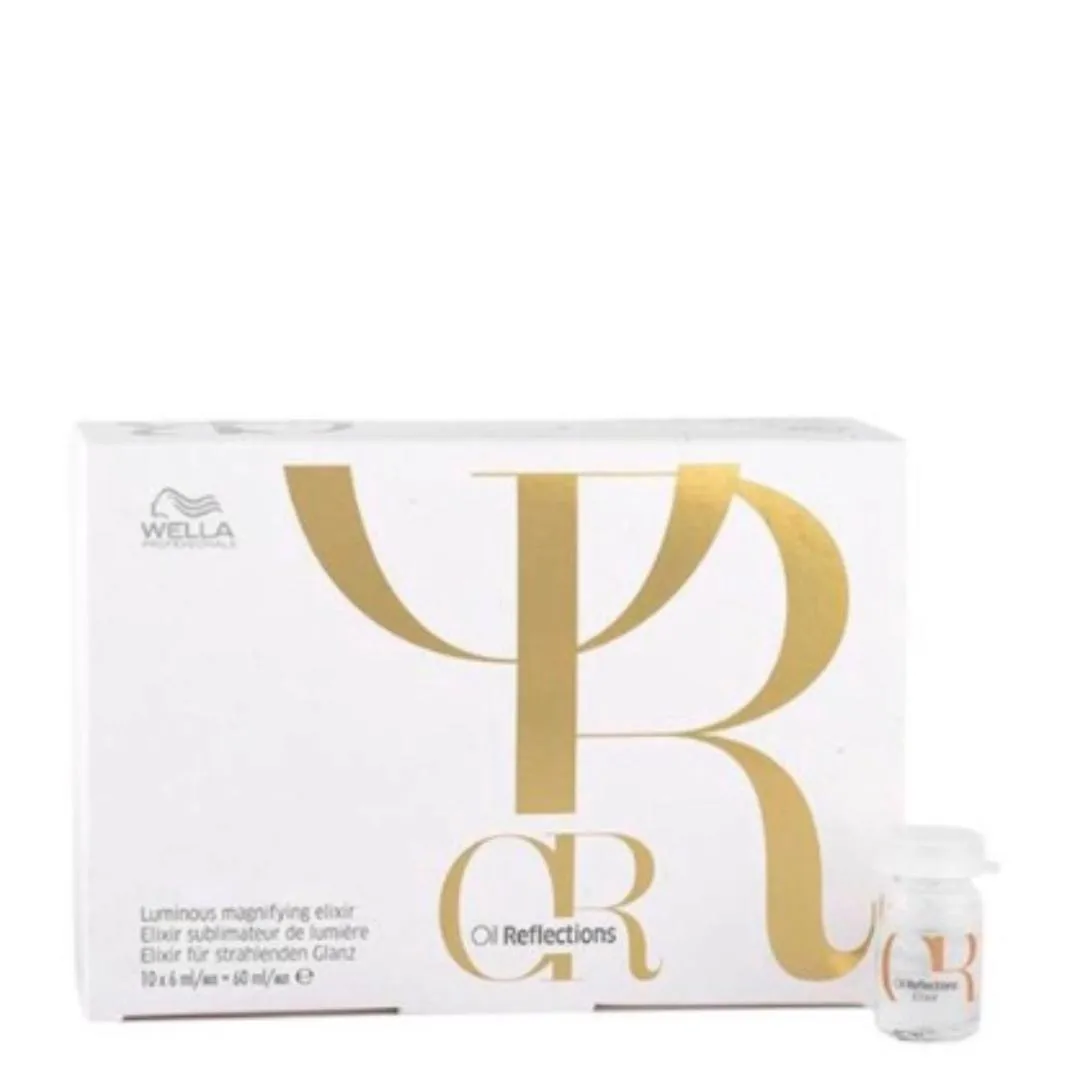 Wella Oil Reflections Elixir Sérum Ampola Caixa 10x6ml