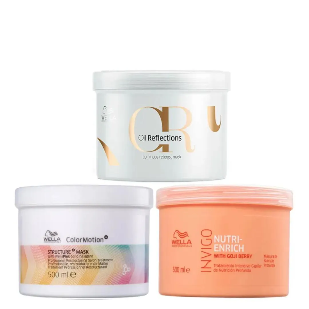 Kit Wella Professionals Cronograma Capilar Fios Incríveis Salon (3 Produtos)
