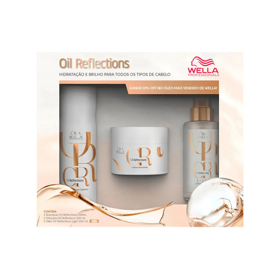 Kit Wella Professionals Oil Reflections Pack (3 Produtos)