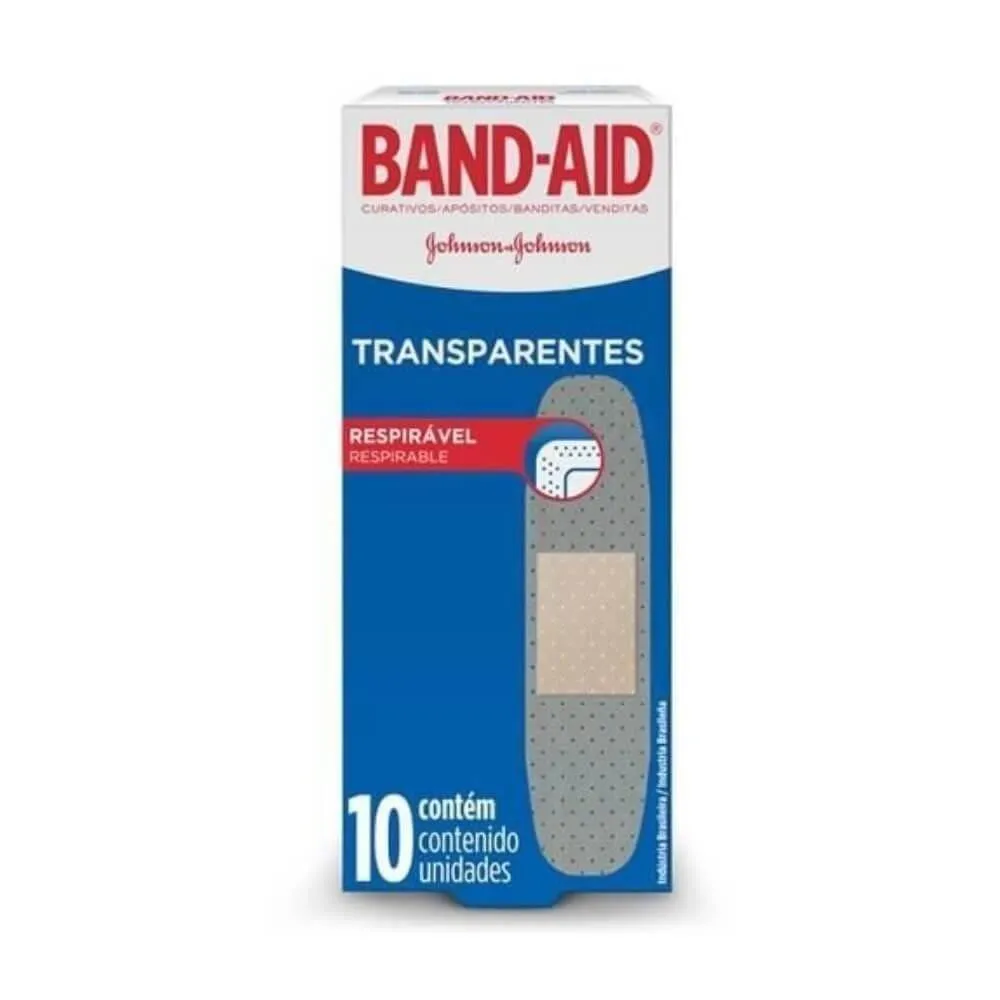 Band Aid Transparente Curativo C-10