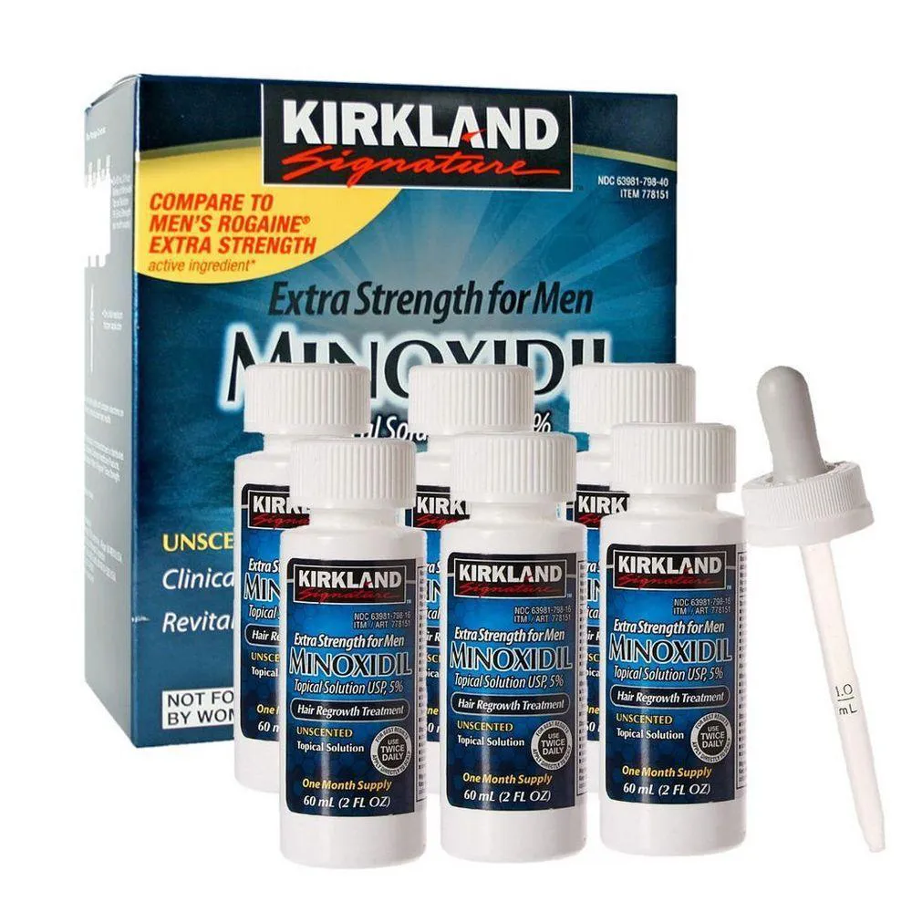 Kirkiland 60ml Perfect Hair 6 Meses - Cresce Barba E Cabelos