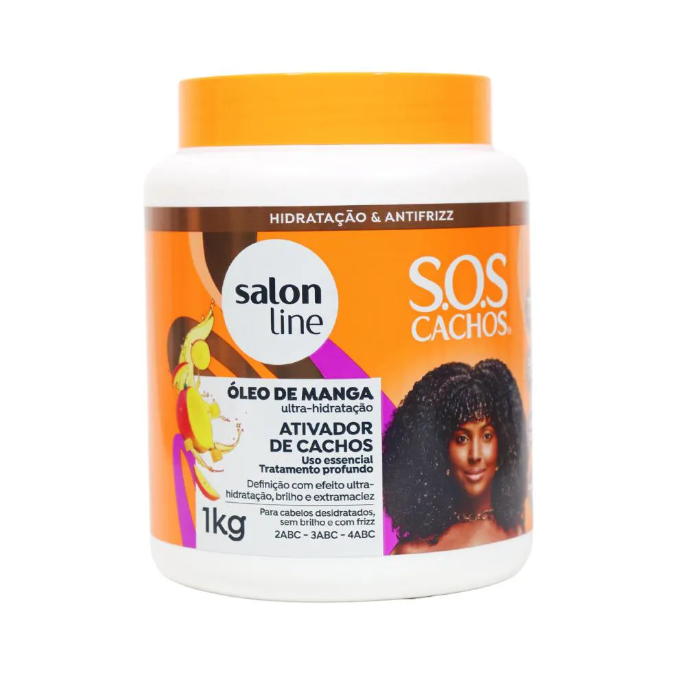 Ativador Sos Cachos Óleo Manga Hidratação Salon Line 1kg