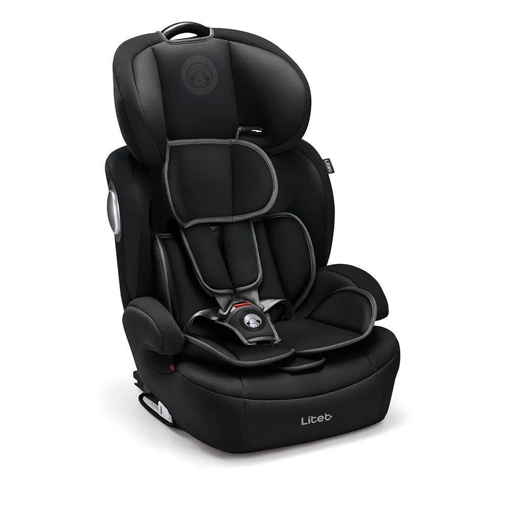 Cadeira Para Auto 9-36 Kg Isofix Litet Safemax Fix 2.0 Preta - Bb459 Preto