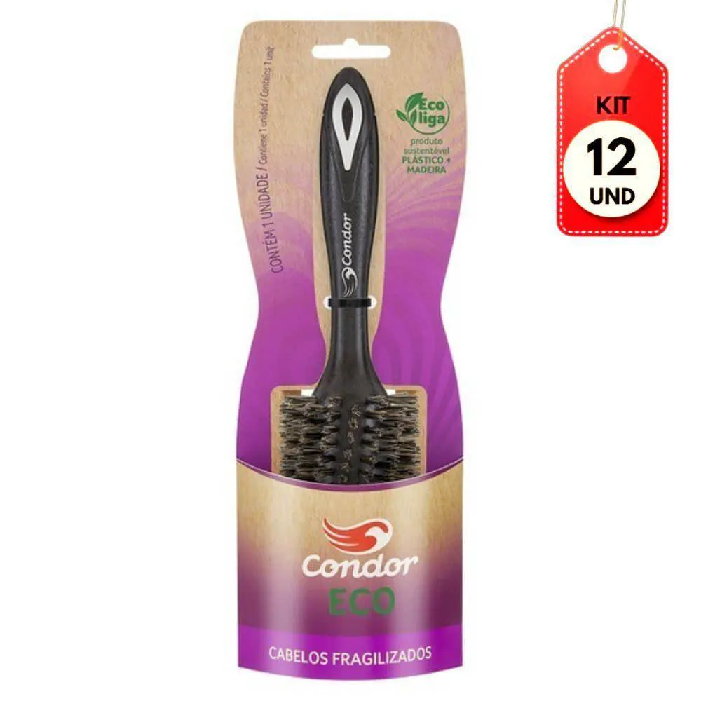 Kit C/12 Condor 6821 Shana Escova Capilar
