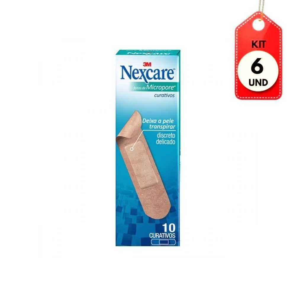 Kit C-06 3m Nexcare Curativos Micropore C-10