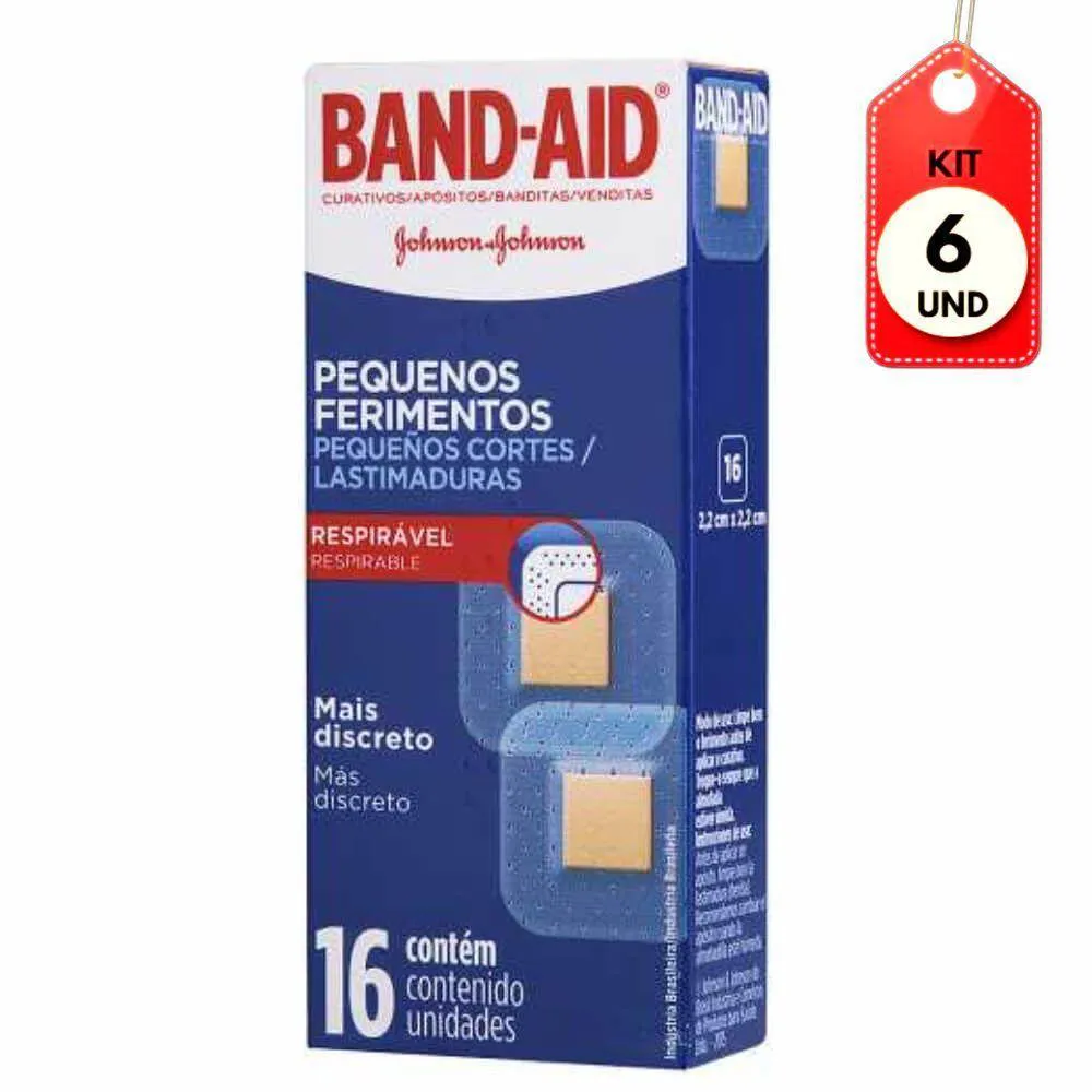 Kit C-06 Band Aid Pequenos Ferimentos Curativo C-16