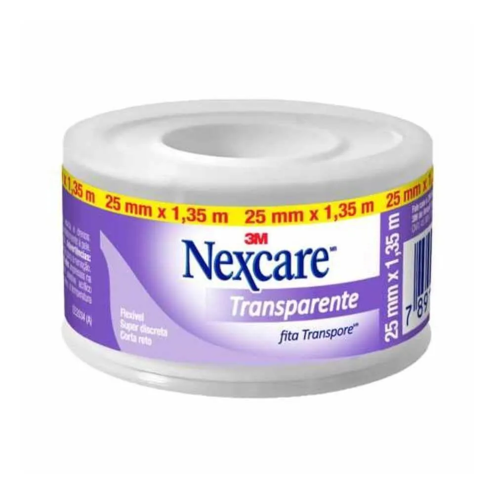 3m Esparadrapo Transpore 2,5cmx1,35m