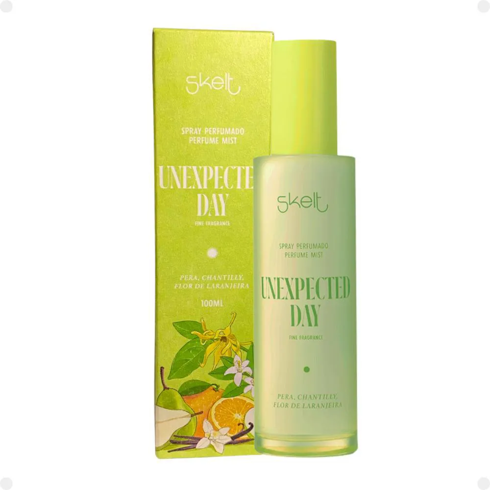 Perfume Skelt Unexpected Day Colônia Spray Perfumado 100ml