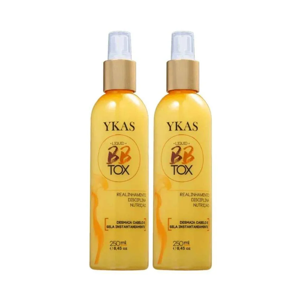 Ykas BBtox Líquido Tratamento 250ml - 2 Unidades
