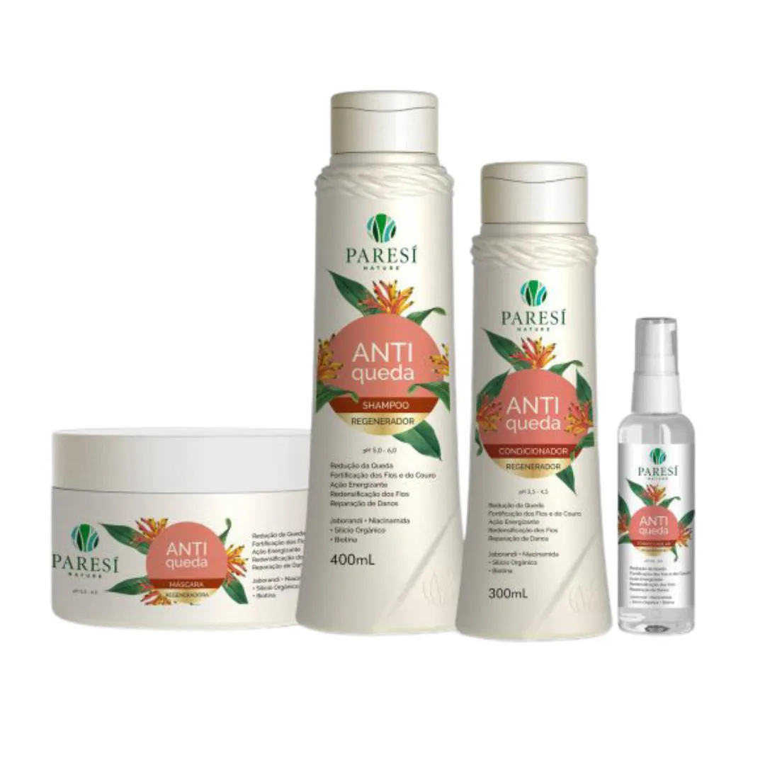 KIT Antiqueda Regenerador Paresi Nature Completo