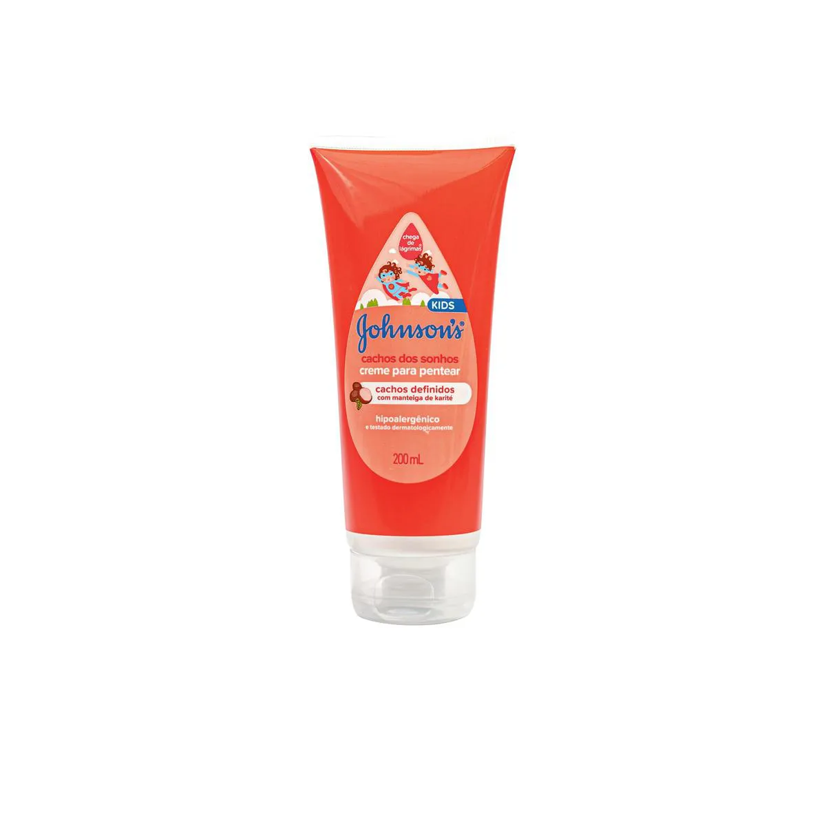 Creme para Pentear Johnson's Cachos dos Sonhos com 200ml