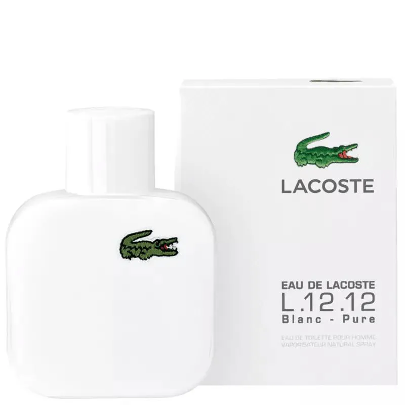 PERFUME LACOSTE L12.12 BLANC PURE EAU DE TOILETTE 100ML