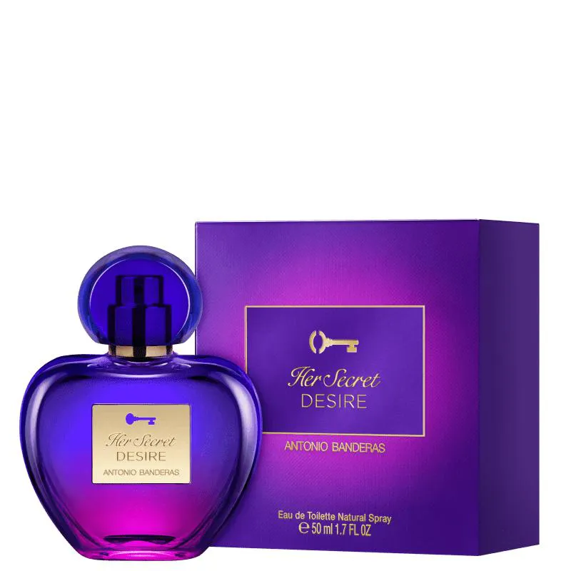 PERFUME ANTONIO BANDERAS HER SECRET DESIRE EAU DE TOILETTE 50ML