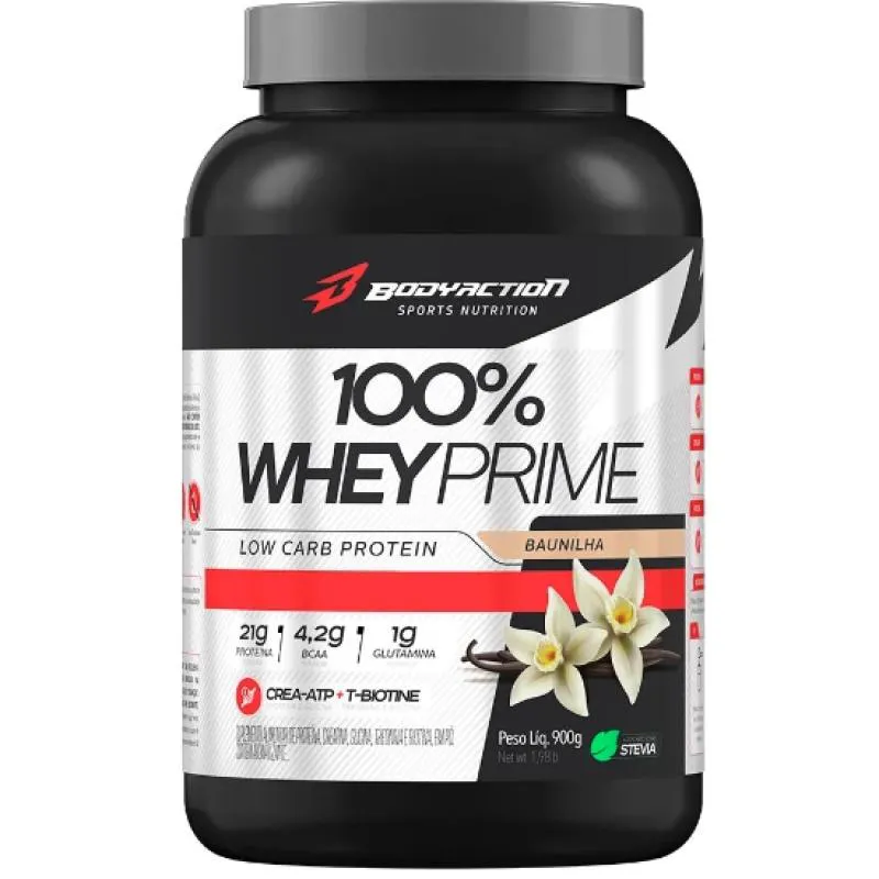 100% WHEY PRIME 900g (BAUNILHA)