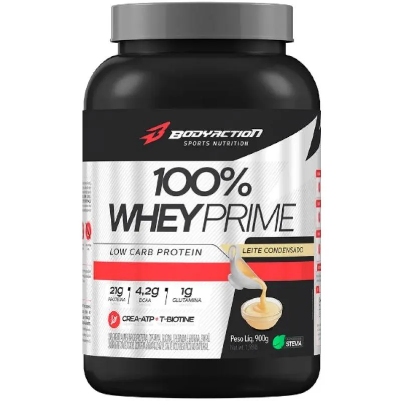 100% WHEY PRIME 900g (LEITE CONDENSADO)