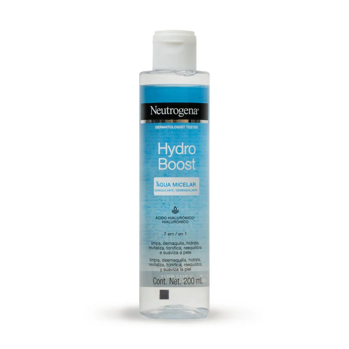 Água Micelar Neutrogena Hydro Boost 7 em 1 Demaquilante com 200ml