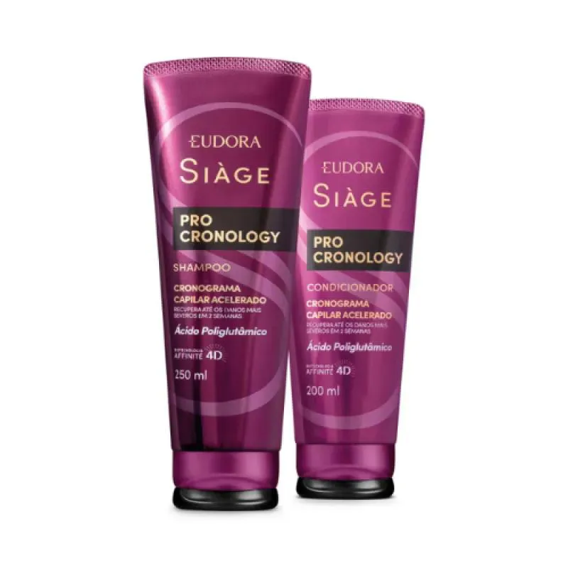 Combo Siàge Pro Cronology: Shampoo + Condicionador - Eudora