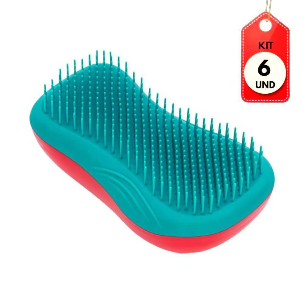 Kit C-06 Condor 9715 Escova Capilar Pocket De Mão