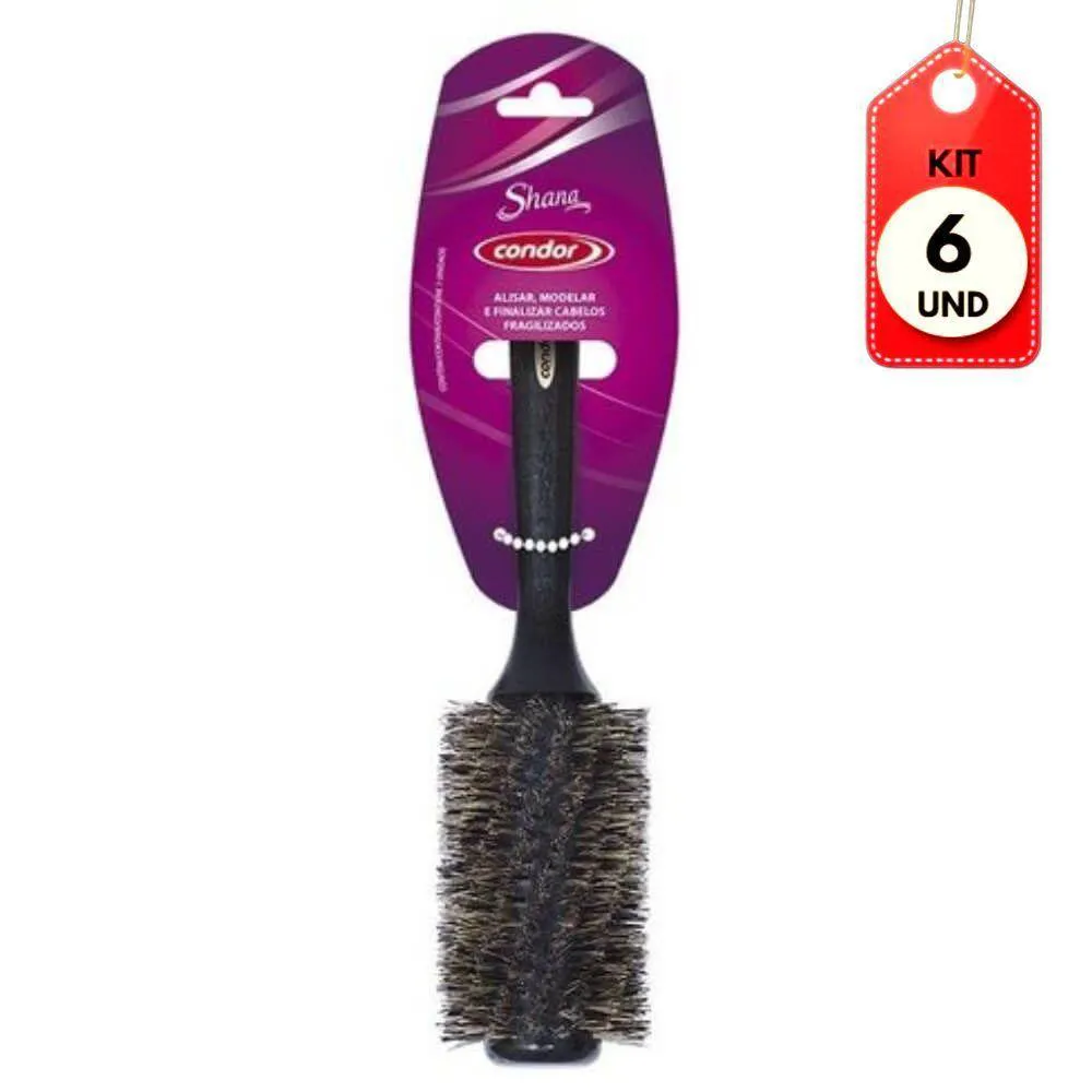 Kit C/06 Condor 6826 Shana Escova Capilar Profissional
